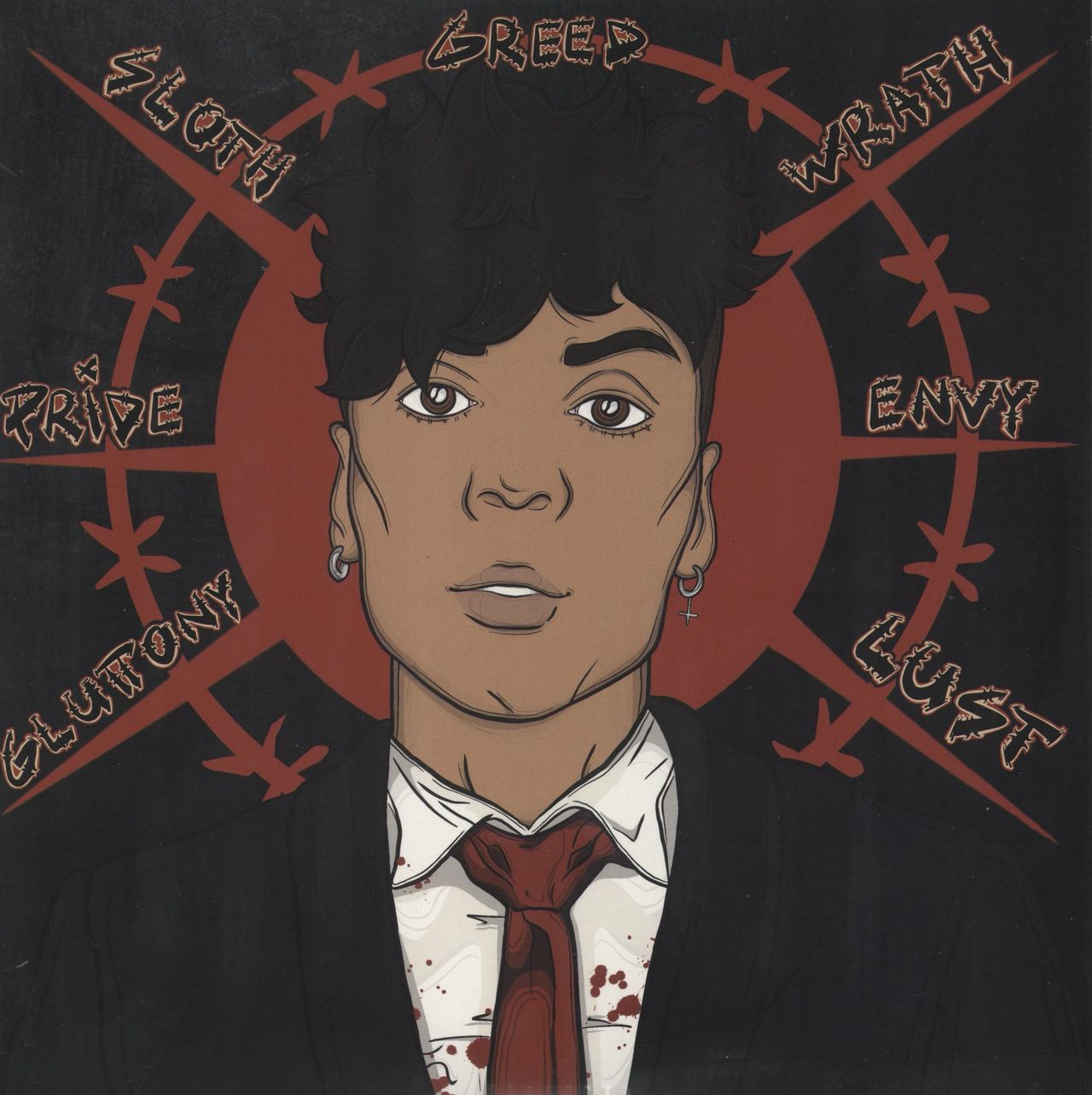 Ren Sick Boi - Red/Black Splatter - Sealed UK 2-LP vinyl set