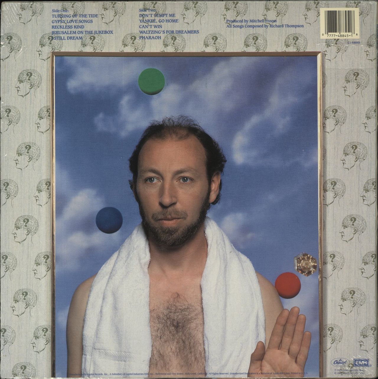 Richard Thompson Amnesia - Shrink US Vinyl LP