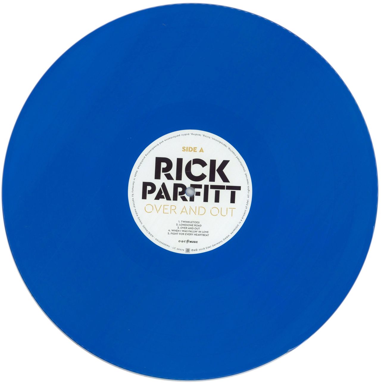 Rick Parfitt Over And Out - Blue Vinyl + Bonus 7" German Vinyl LP