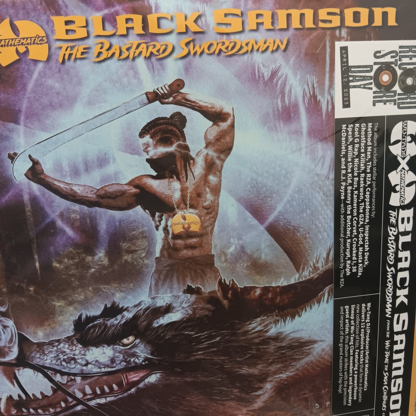 WU TANG AND MATHEMATICS - BLACK SAMSON: THE BASTARD SWORDSMAN (COVER VARIANTS) (2LP) RSD 2025 VINYL