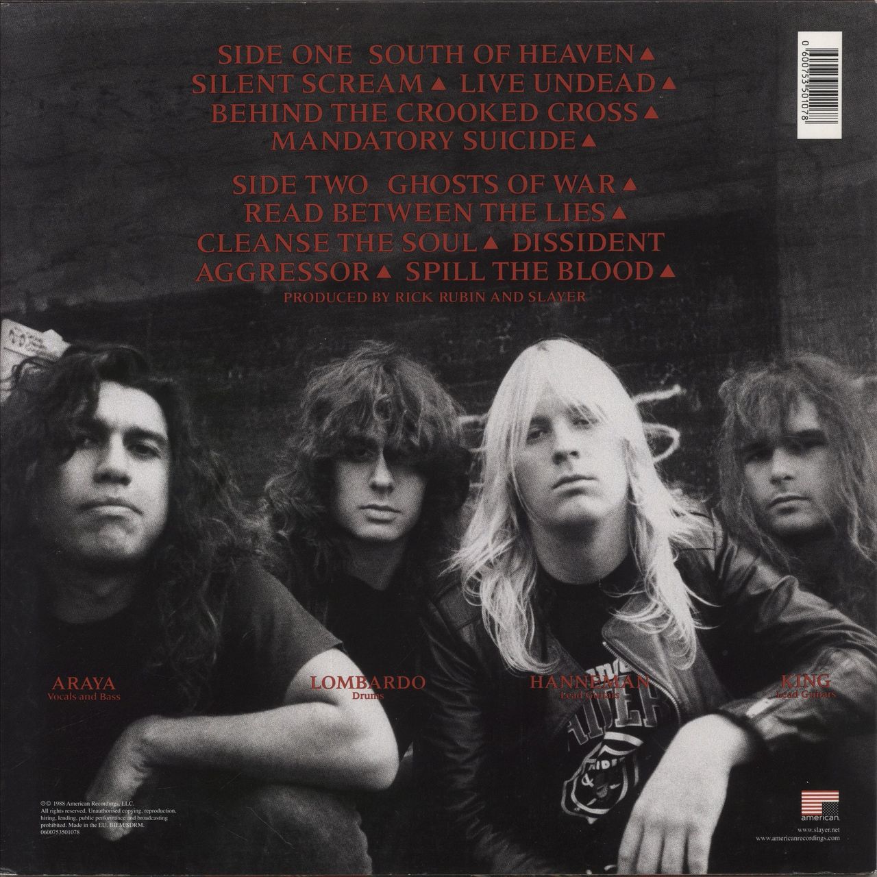 Slayer South Of Heaven - 180 Gram Green Vinyl UK Vinyl LP
