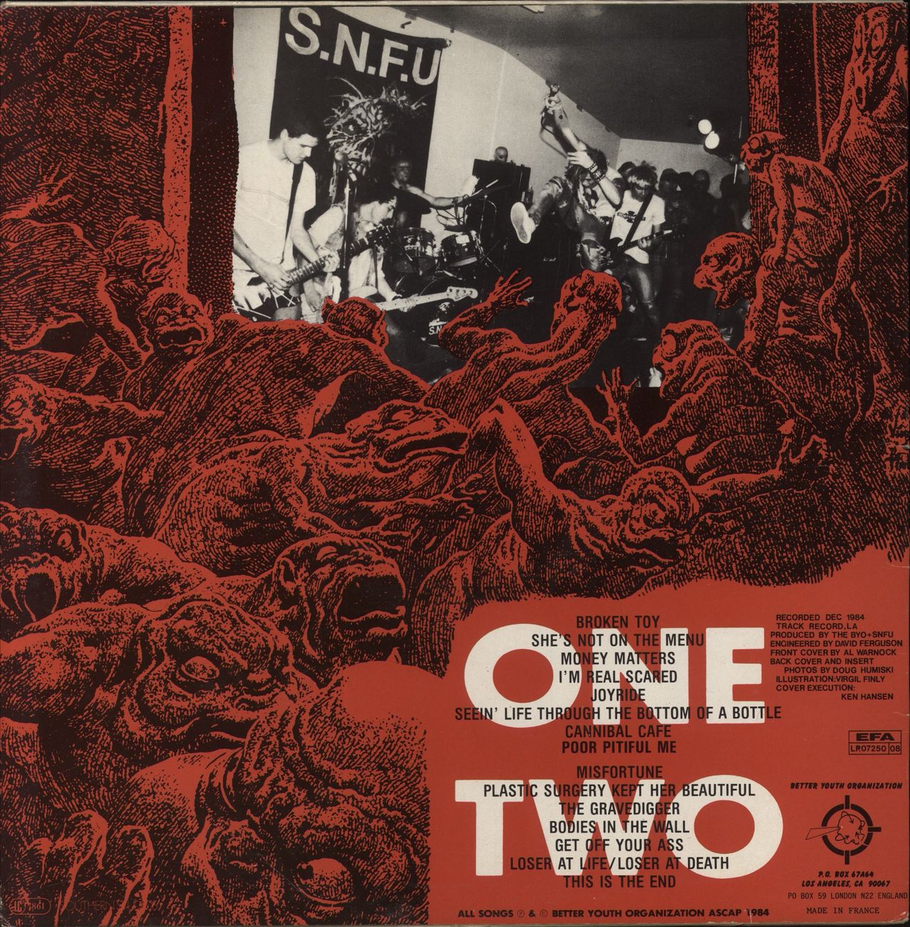SNFU ... And No One Else Wanted To Play French Vinyl LP