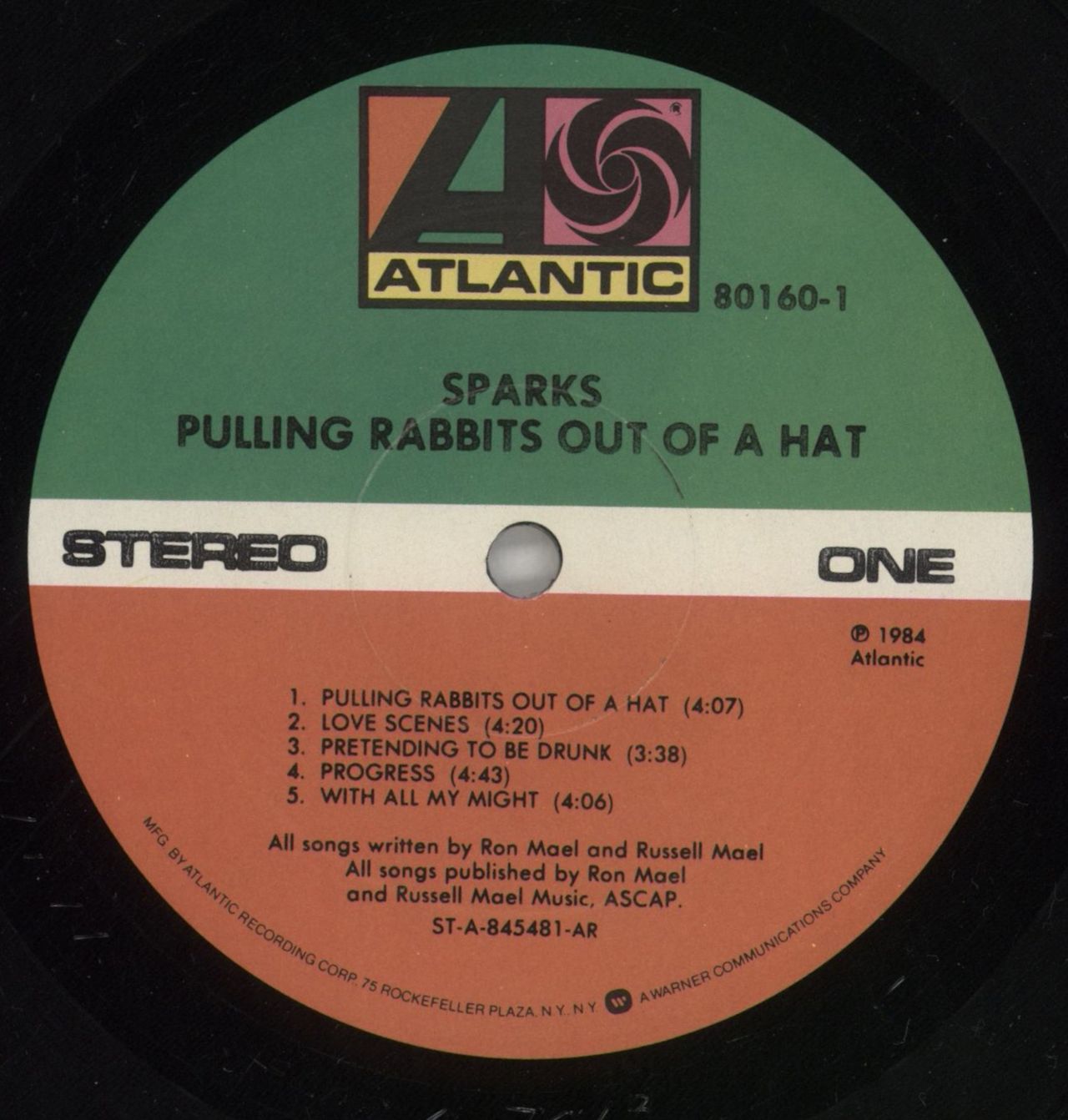 Sparks Pulling Rabbits Out Of A Hat US Vinyl LP