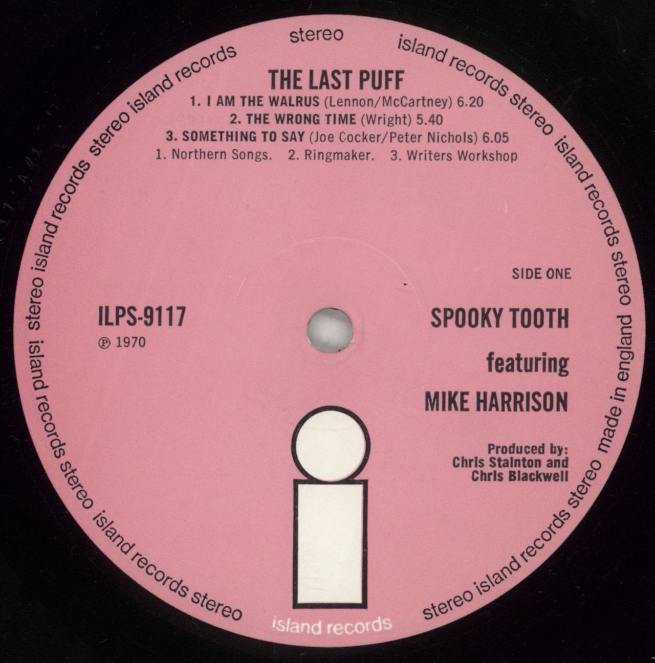 Spooky Tooth The Last Puff - 1st UK Vinyl LP