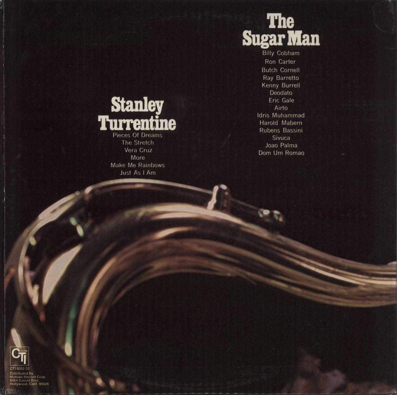 Stanley Turrentine The Sugar Man UK Vinyl LP