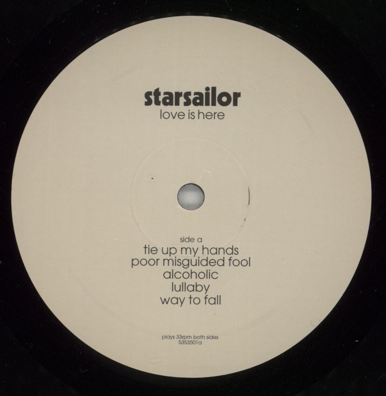 Starsailor Love Is Here - 180 Gram Vinyl UK Vinyl LP