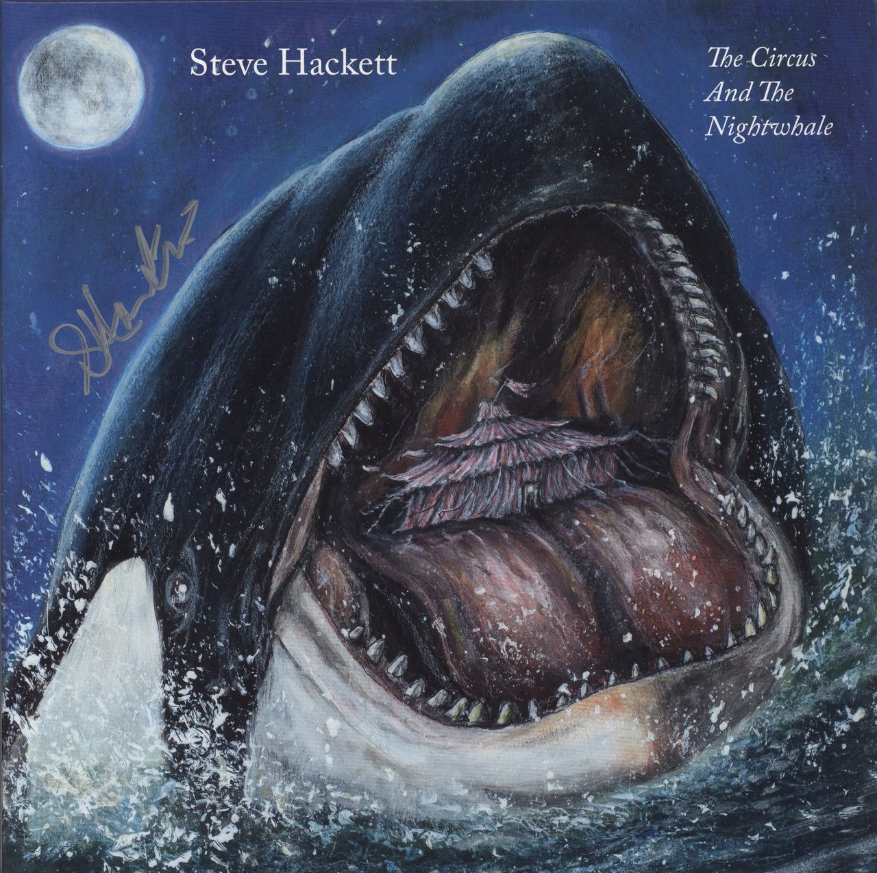 Steve Hackett The Circus And The Nightwhale - Splatter 180 Gram - Signed UK Vinyl LP