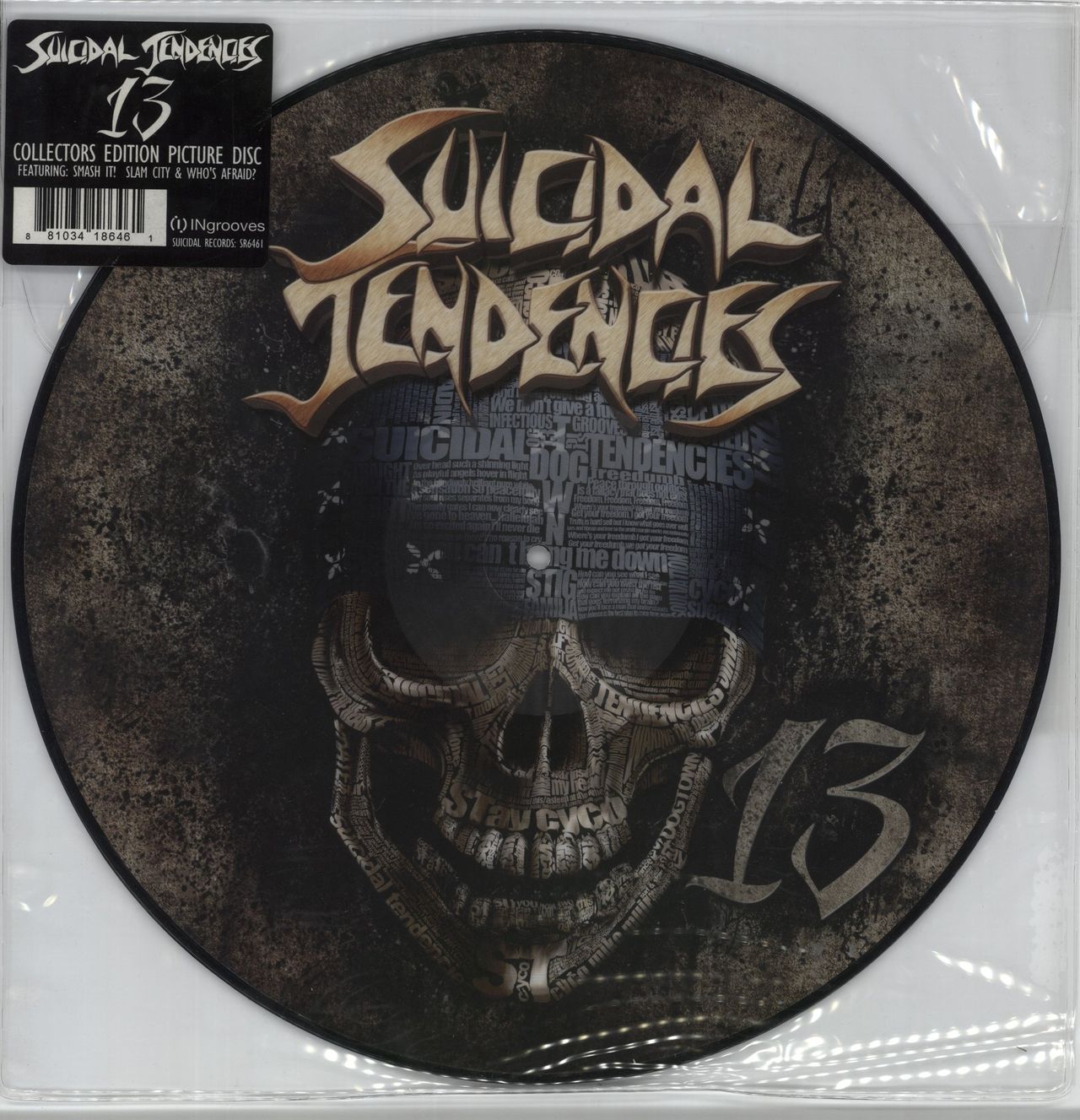 Suicidal Tendencies 13 - Collectors Edition US Picture disc LP