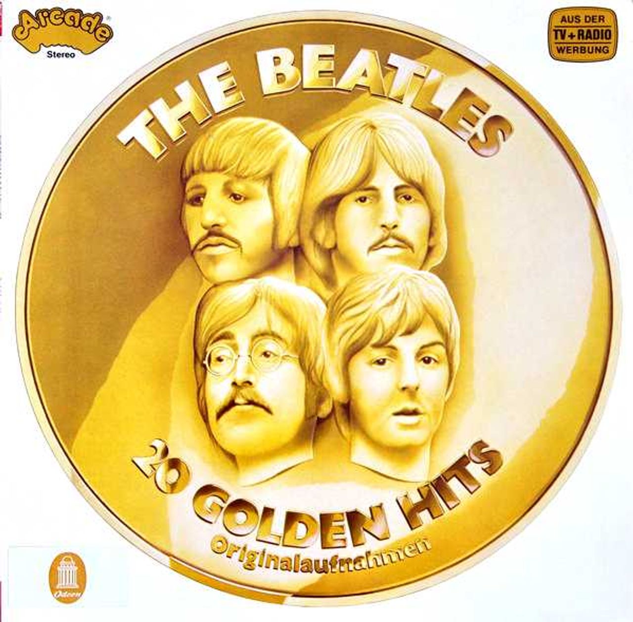 The Beatles 20 Golden Hits - Odeon Label German Vinyl LP