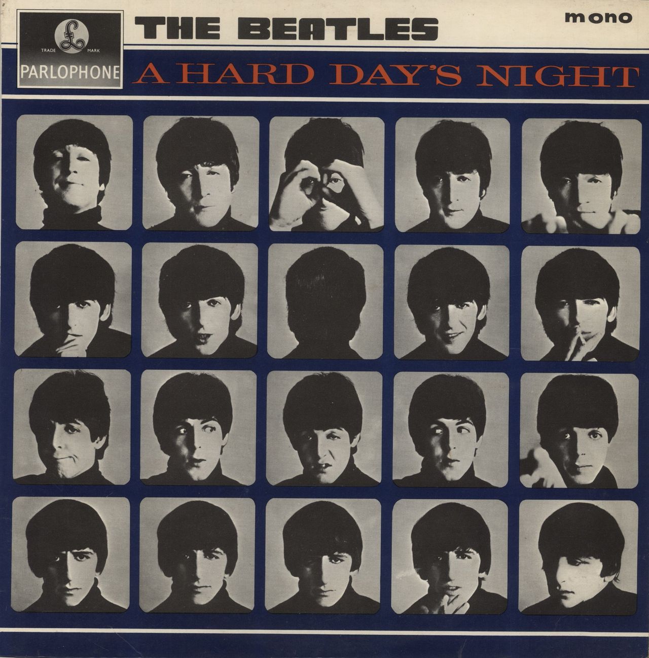 The Beatles A Hard Day's Night - 1st - G&L - EX+ UK Vinyl LP