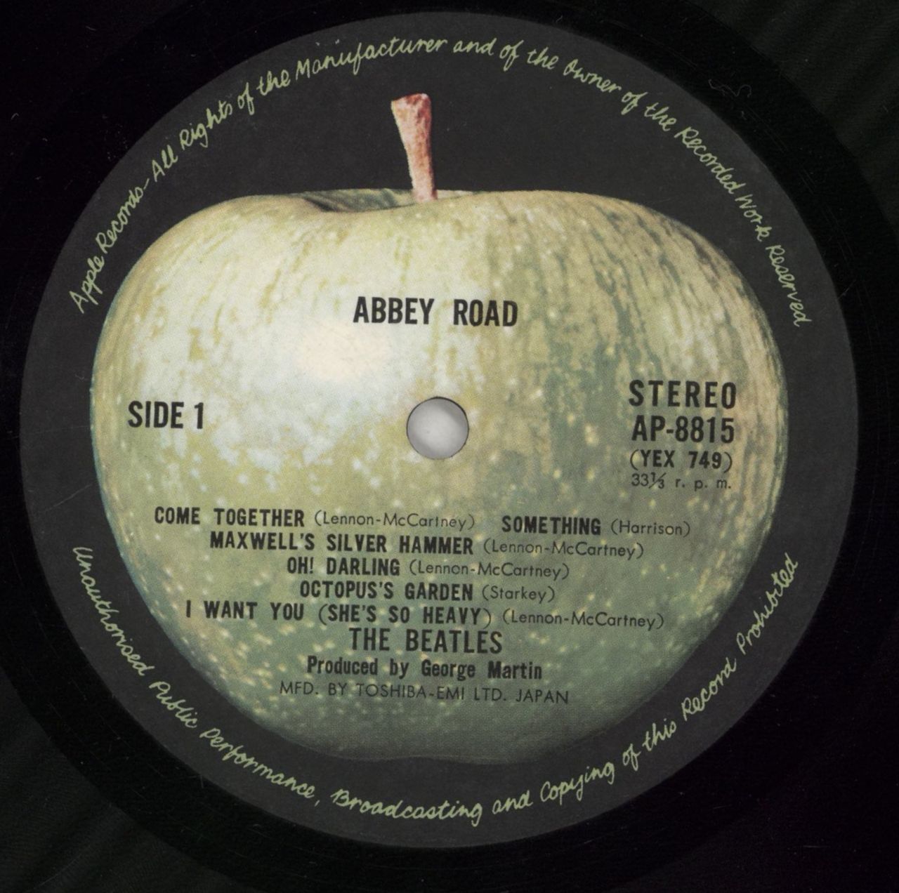 The Beatles Abbey Road - Beatles Forever Obi Japanese Vinyl LP