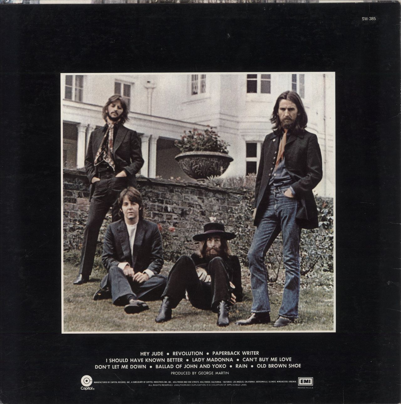 The Beatles Hey Jude - Peach US Vinyl LP