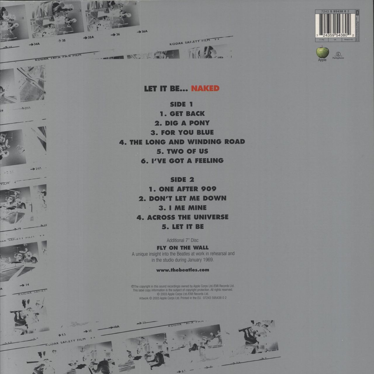 The Beatles Let It Be... Naked - 180gm Vinyl + Bonus 7" - Misprint UK Vinyl LP