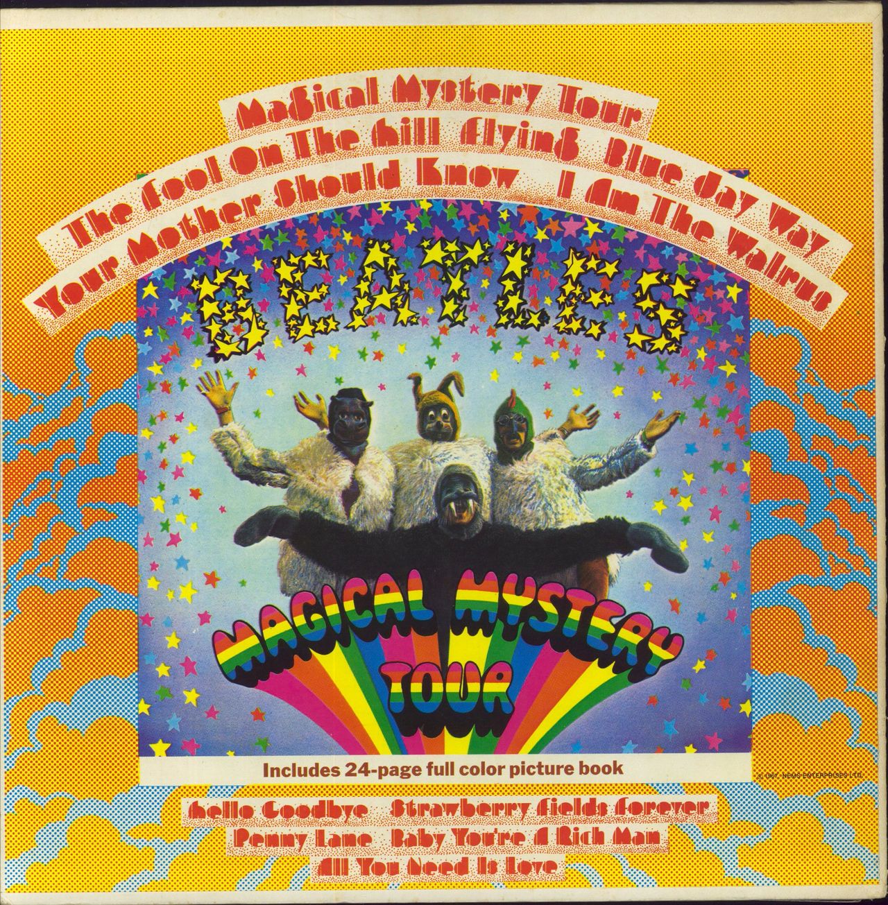 The Beatles Magical Mystery Tour - 1st EX US Vinyl LP