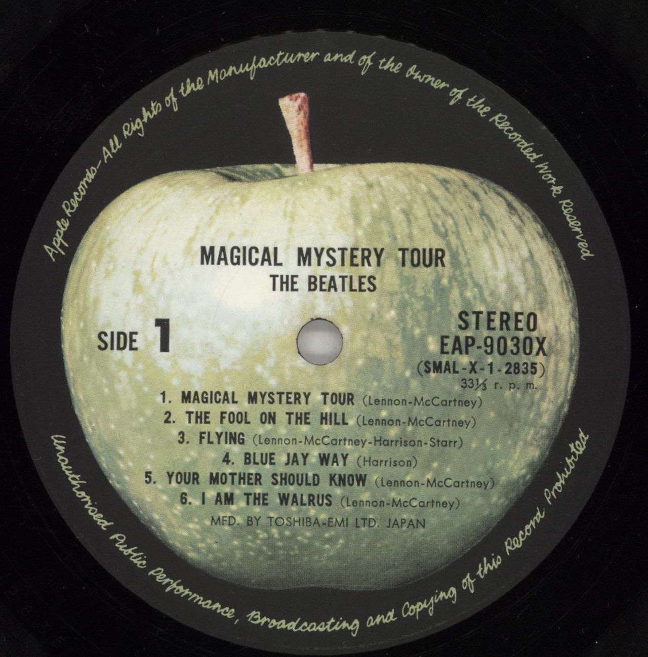 The Beatles Magical Mystery Tour Japanese Vinyl LP