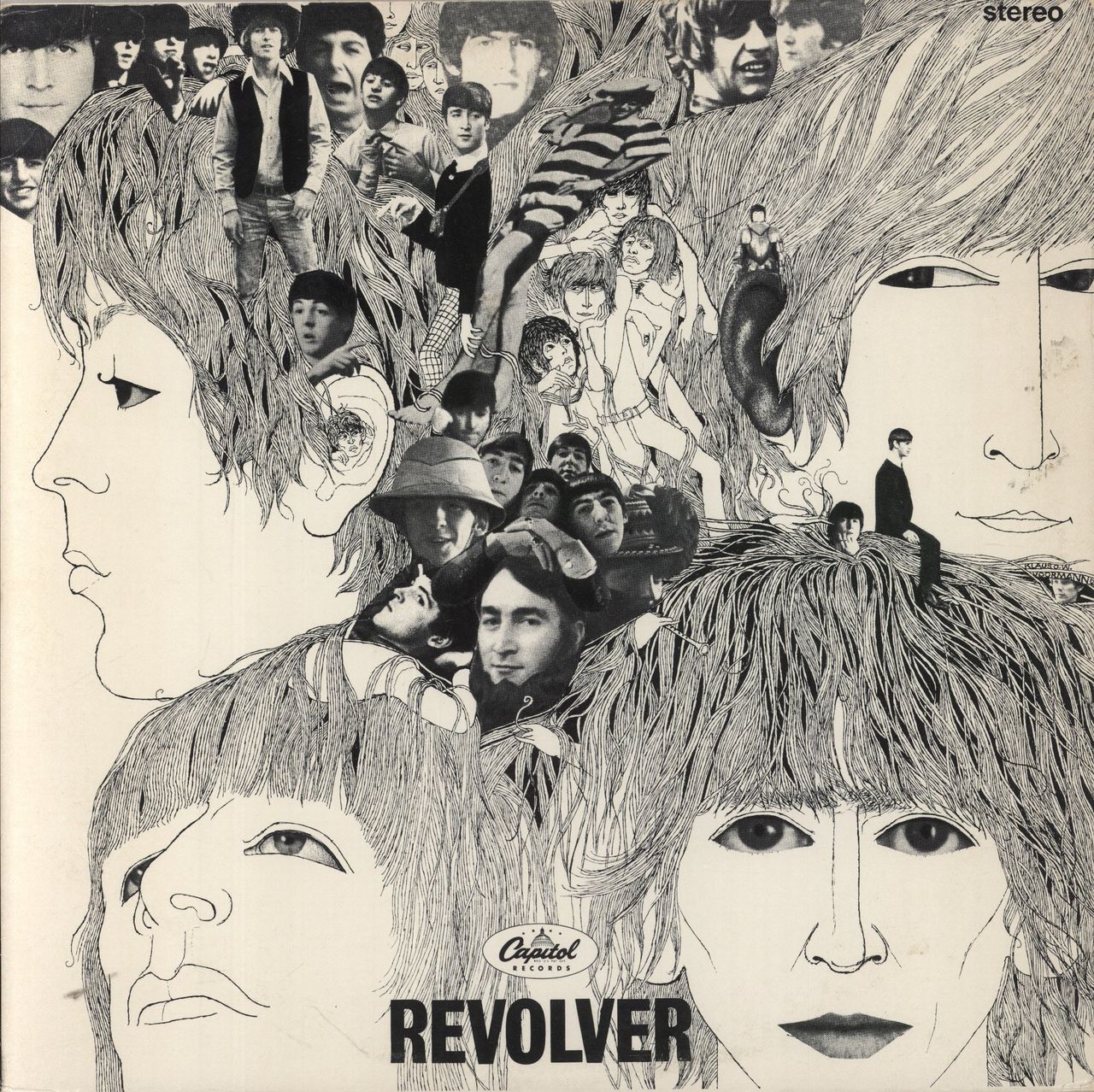 The Beatles Revolver - Peach Label - VG US Vinyl LP