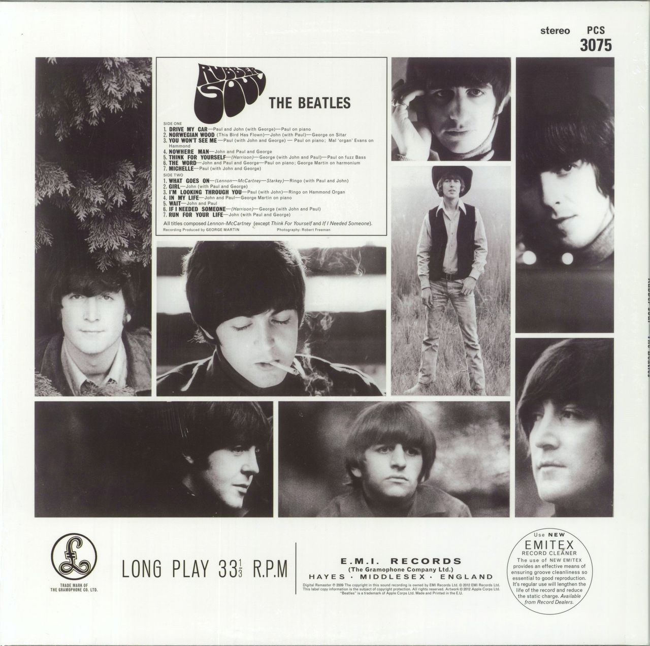 The Beatles Rubber Soul - Remastered 180 Gram - Shrink UK Vinyl LP