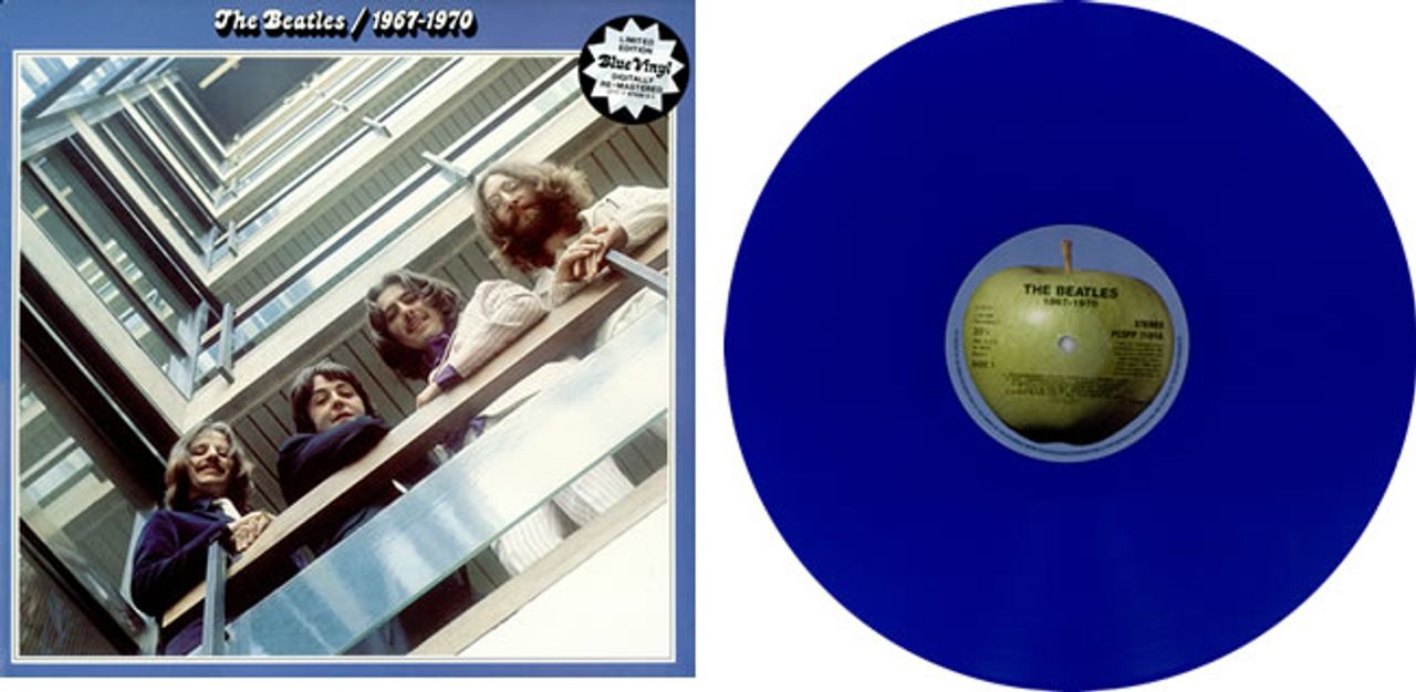 The Beatles The Beatles / 1962-1970 - Red & Blue Vinyl - EX UK 4-LP vinyl set