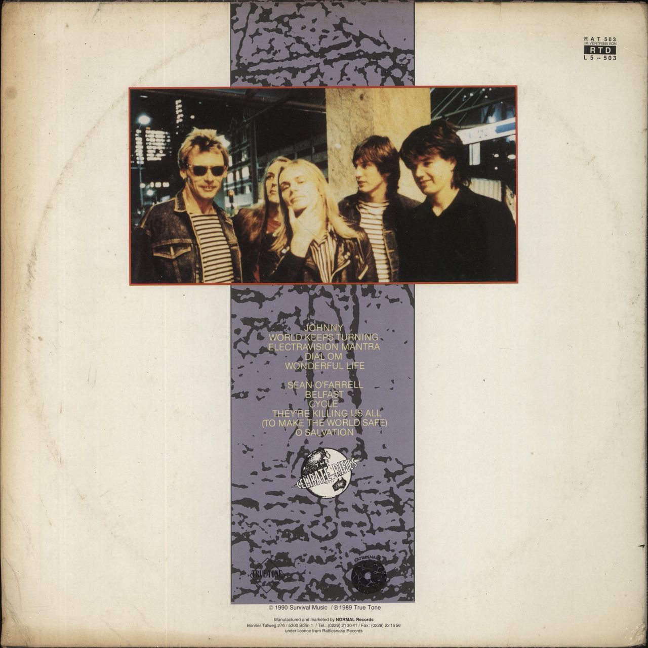 The Celibate Rifles Blind Ear - VG UK Vinyl LP