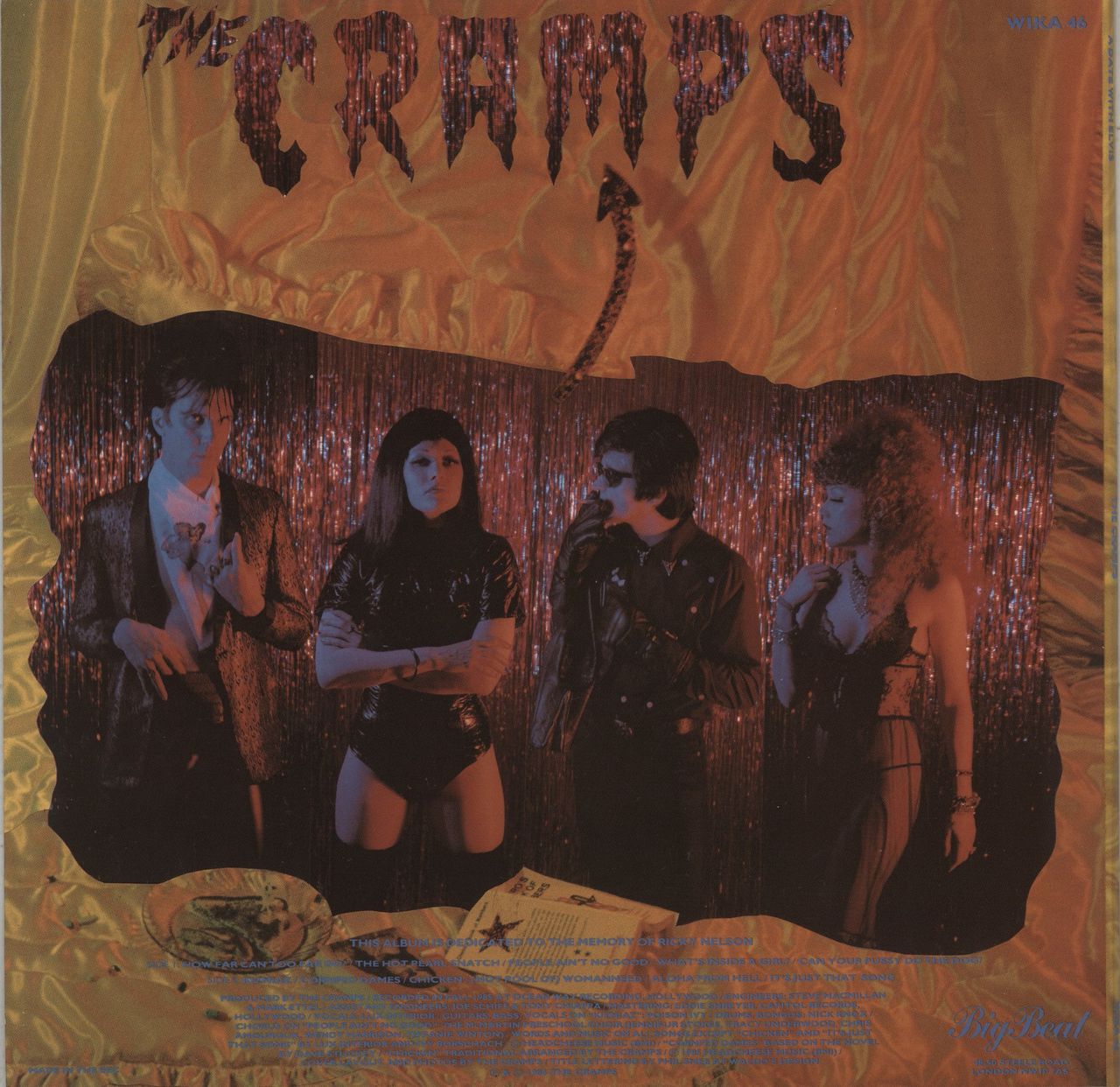 The Cramps A Date With Elvis + Cuttings UK Vinyl LP