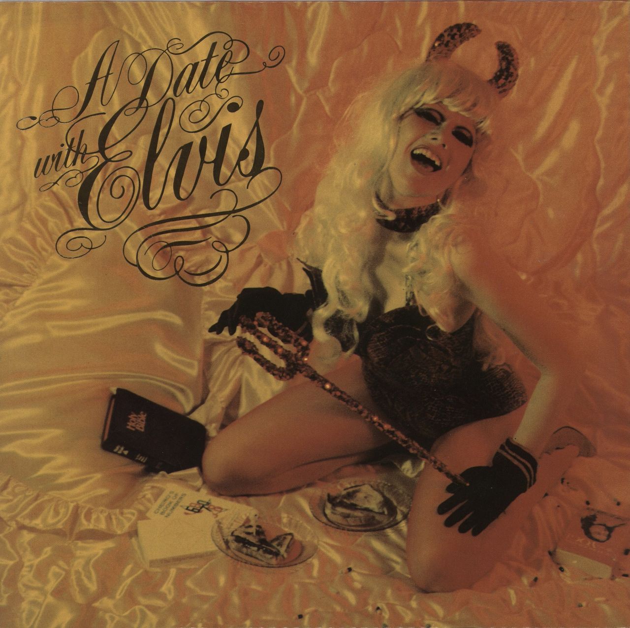 The Cramps A Date With Elvis + Cuttings UK Vinyl LP