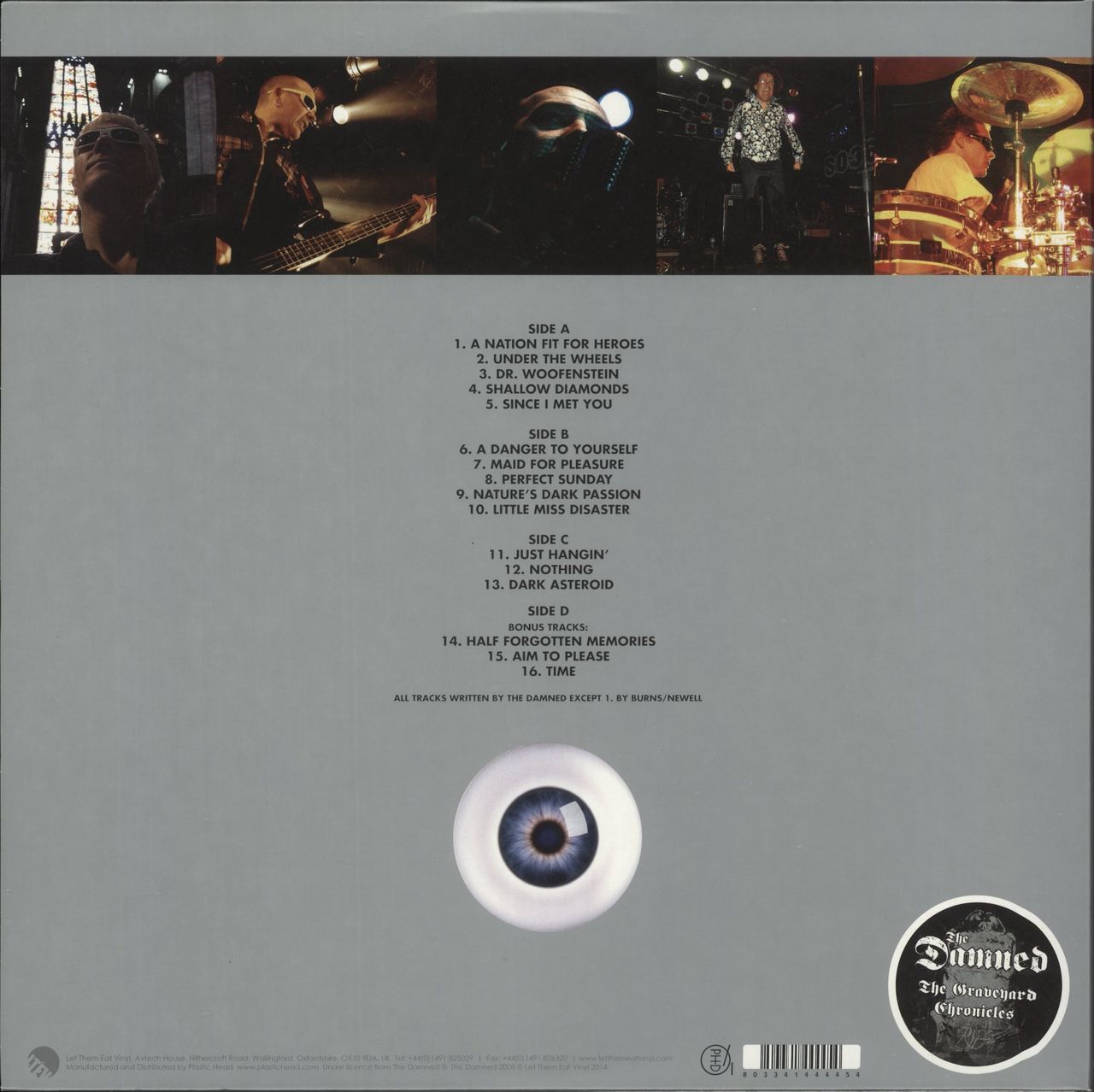 The Damned So, Who's Paranoid? - 180Gram Clear Vinyl UK 2-LP vinyl set