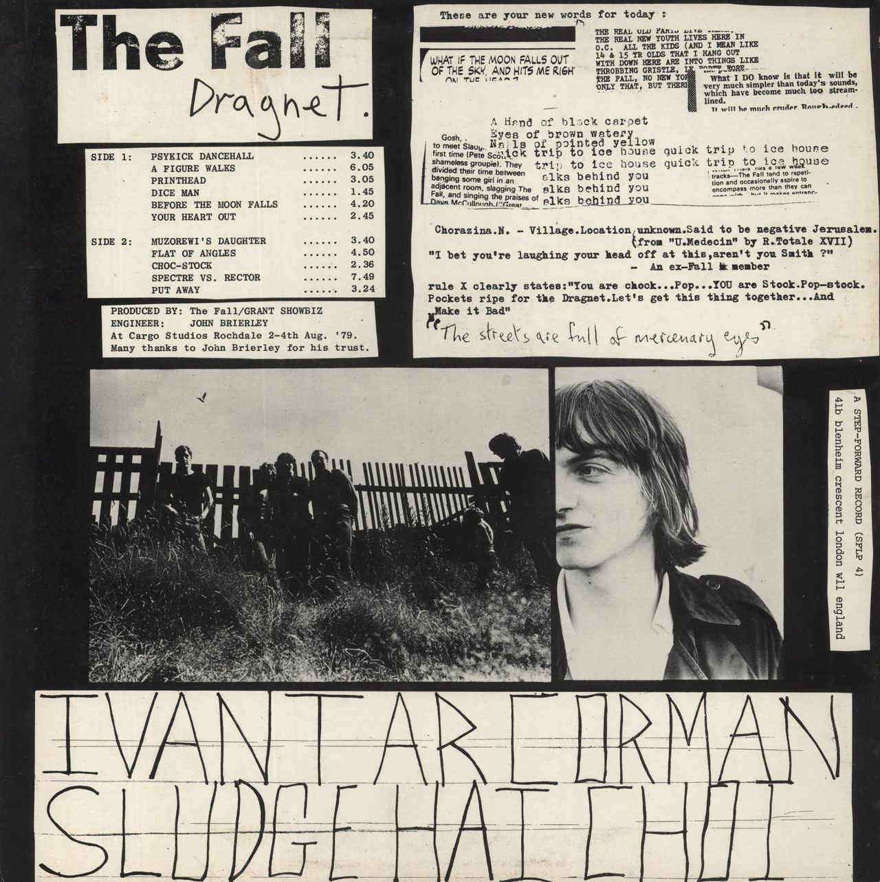 The Fall Dragnet - 1st Lyntone - EX UK Vinyl LP