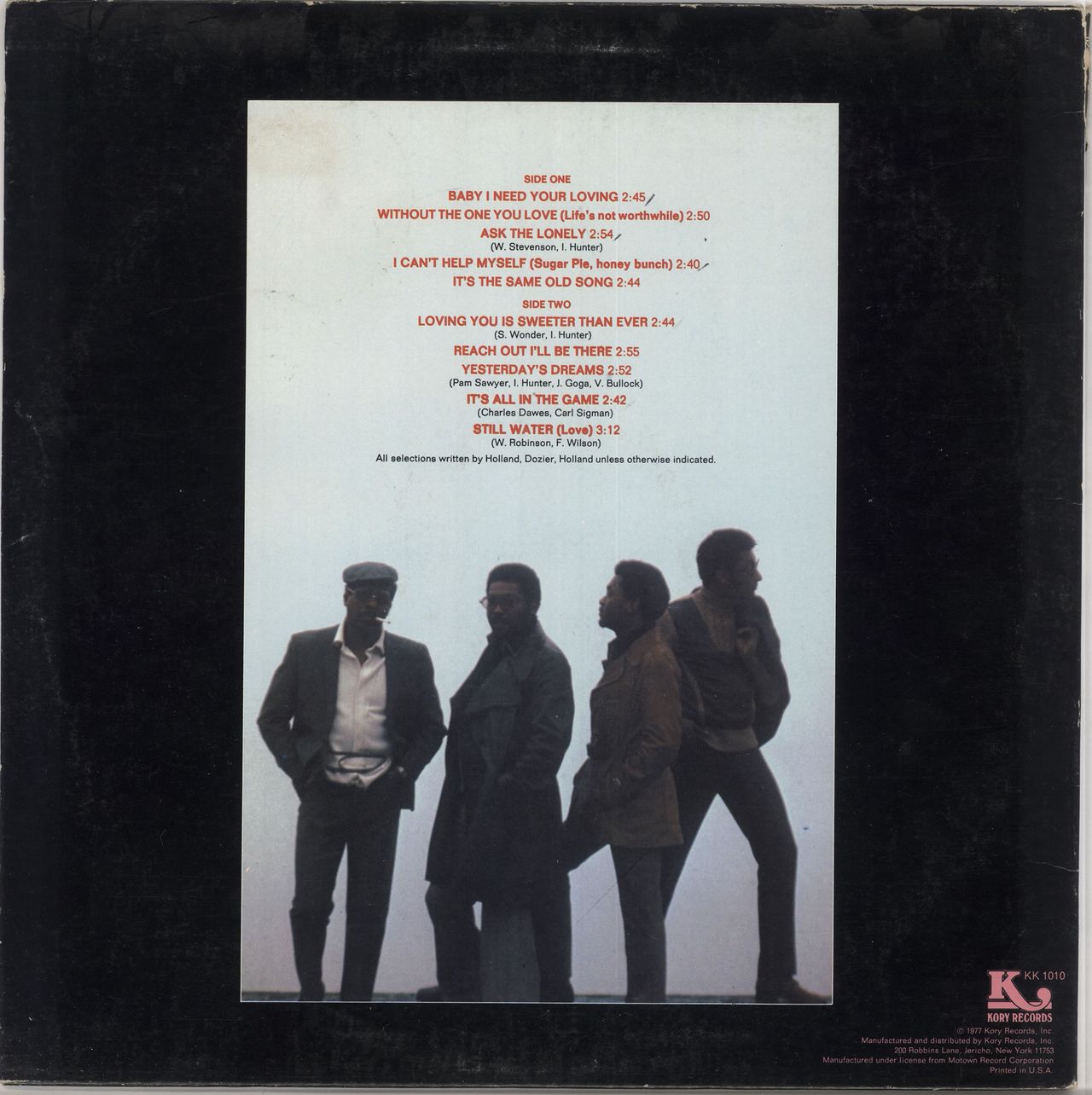 The Four Tops The Best Of The Four Tops US Vinyl LP
