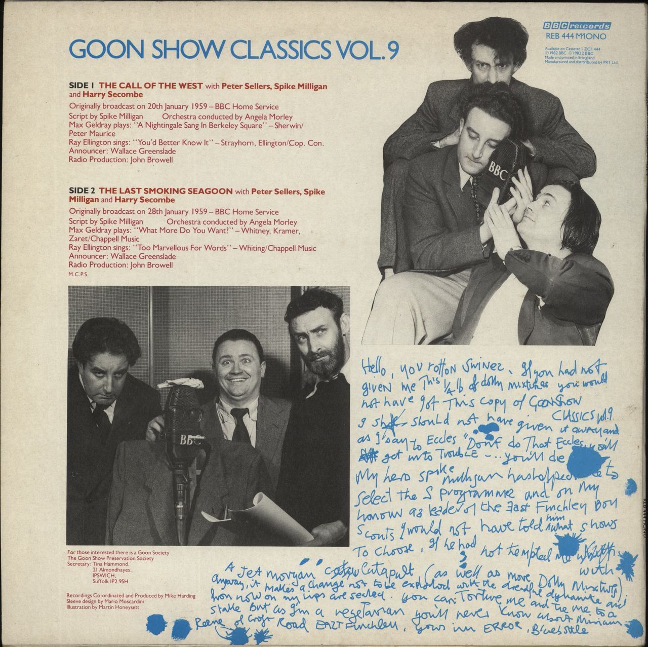 The Goons Goon Show Classics Vol. 9 UK Vinyl LP