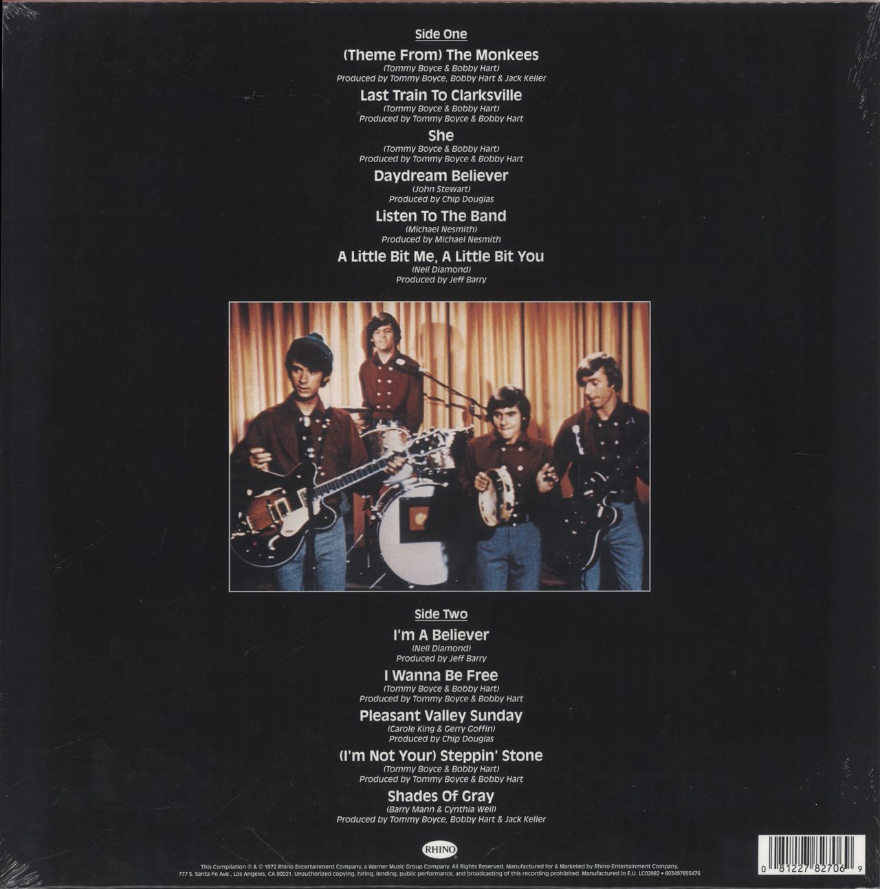 The Monkees Greatest Hits - Yellow-Flame Vinyl - Sealed UK Vinyl LP