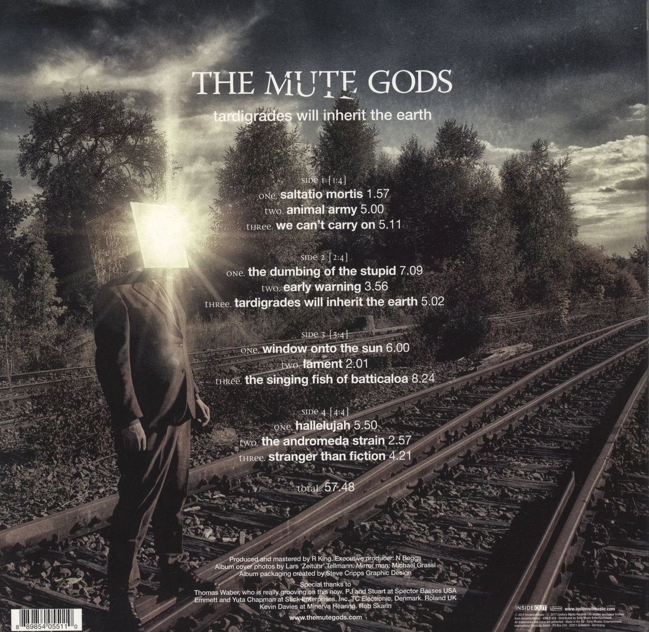 The Mute Gods Tardigrades Will Inherit The Earth - Bonus CD UK 2-LP vinyl set