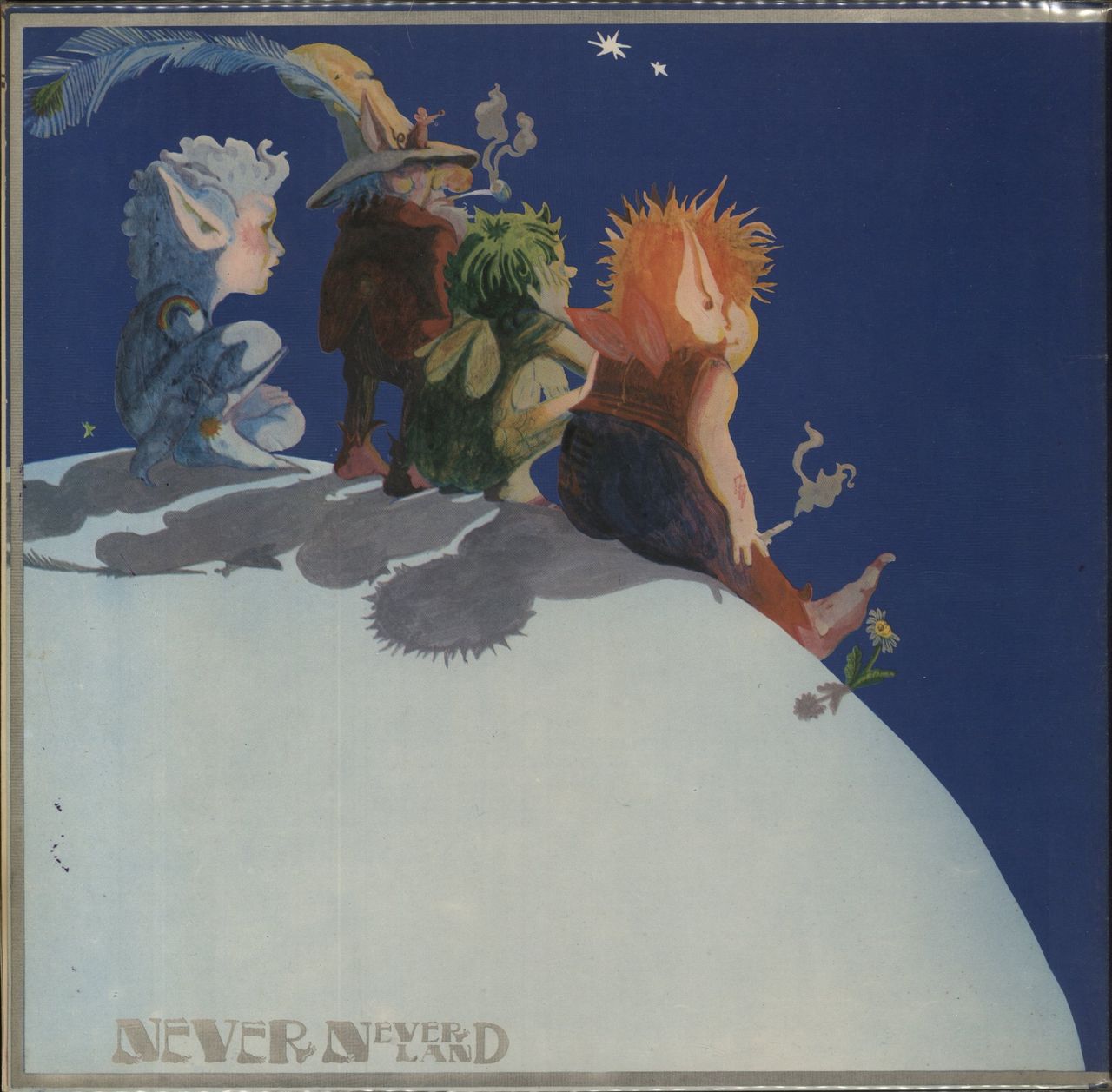 The Pink Fairies Never Never Land - 1st UK Vinyl LP