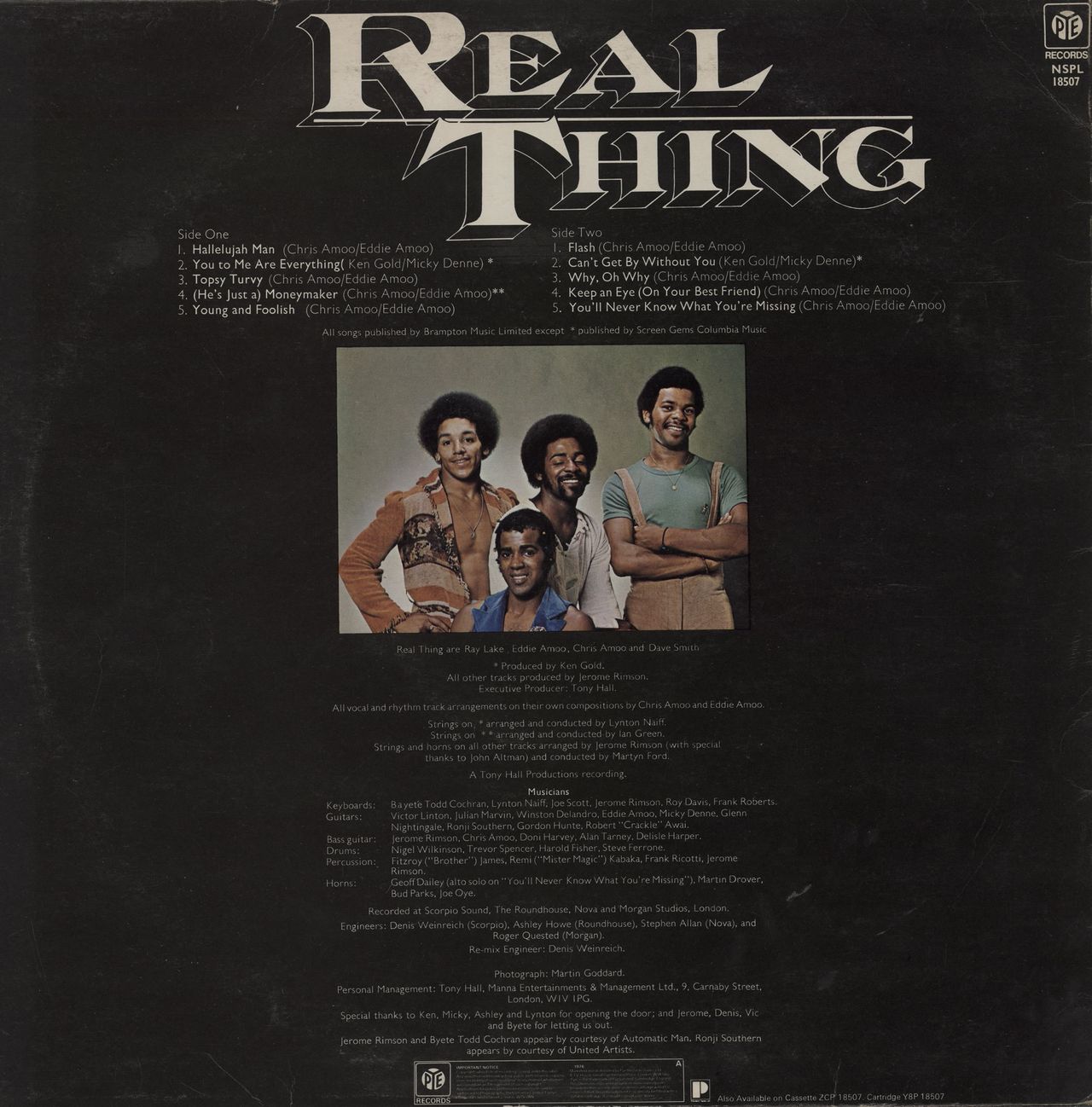 The Real Thing Real Thing UK Vinyl LP