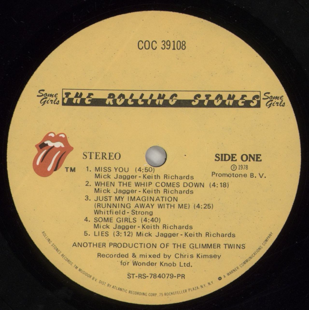 The Rolling Stones Some Girls - 2nd - BPGY US Vinyl LP