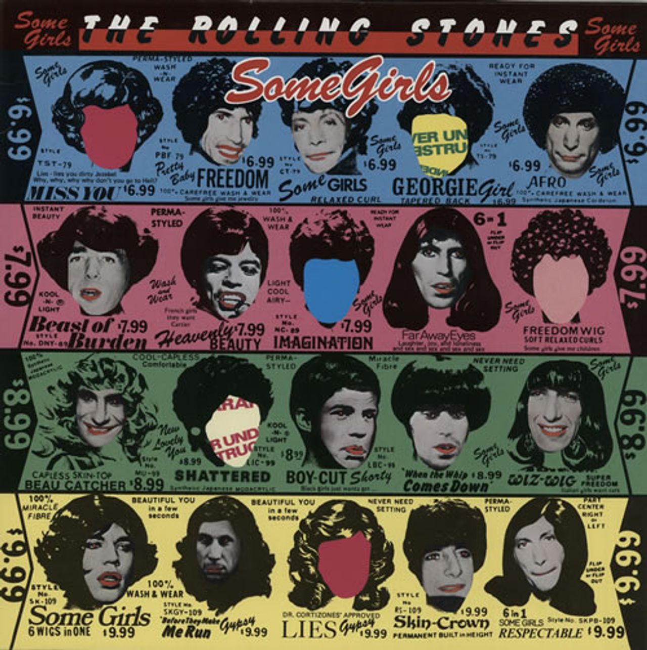 The Rolling Stones Some Girls - Pink vinyl UK Vinyl LP