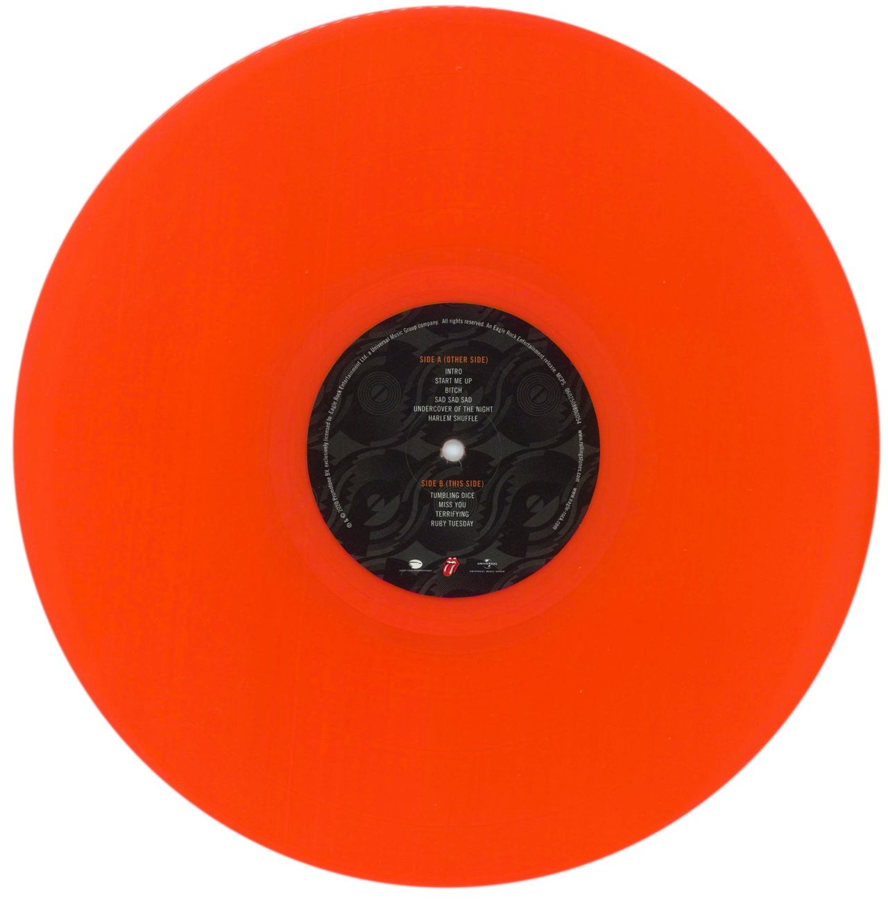 The Rolling Stones Steel Wheels Live - 180 Gram Orange & Blue Vinyl UK 4-LP vinyl set