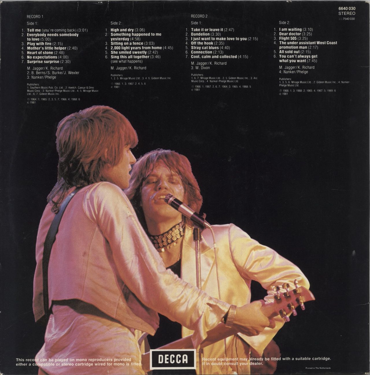 The Rolling Stones Stones Story 2 Dutch 2-LP vinyl set