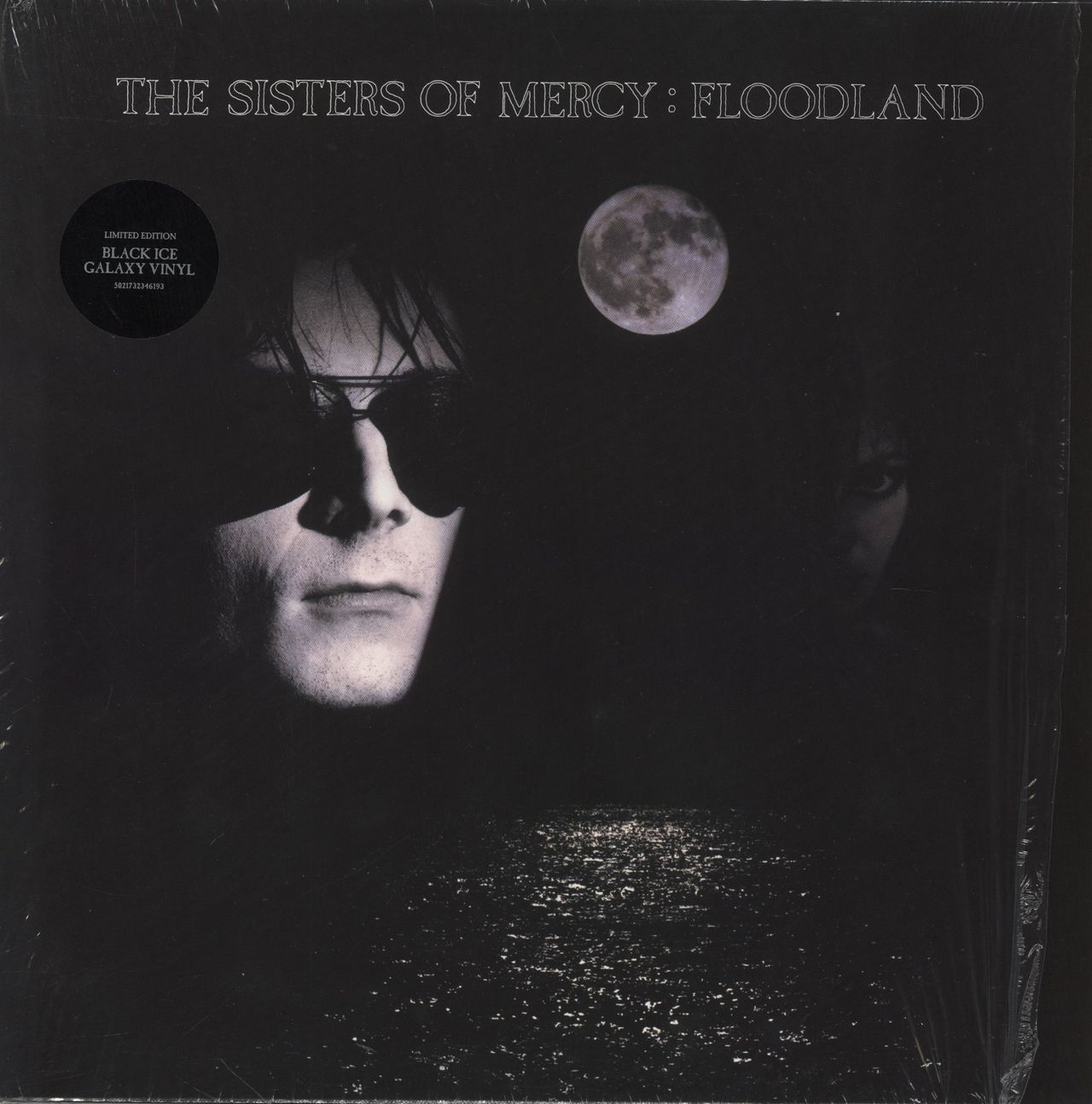 The Sisters Of Mercy Floodland - Black Ice Galaxy Vinyl UK Vinyl LP