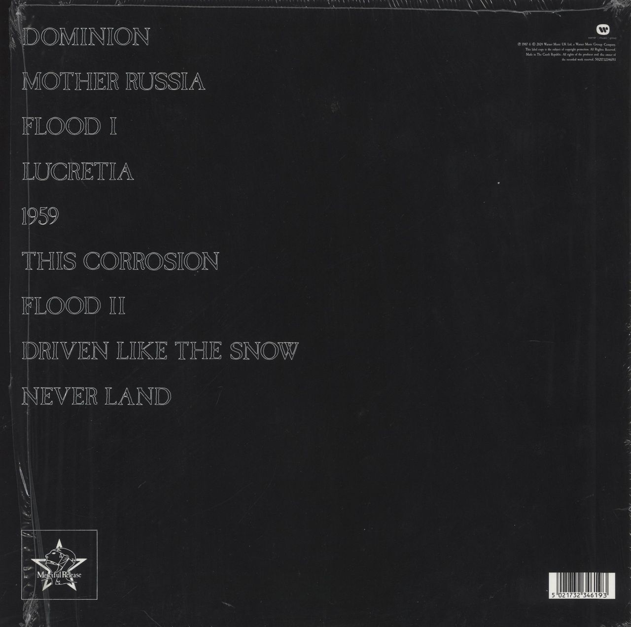 The Sisters Of Mercy Floodland - Black Ice Galaxy Vinyl UK Vinyl LP