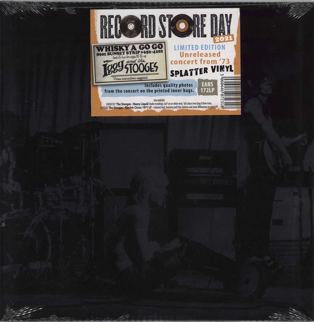 The Stooges Live At The Whisky A Go Go - RSD 2021 - Splatter Vinyl - Sealed UK 2-LP vinyl set
