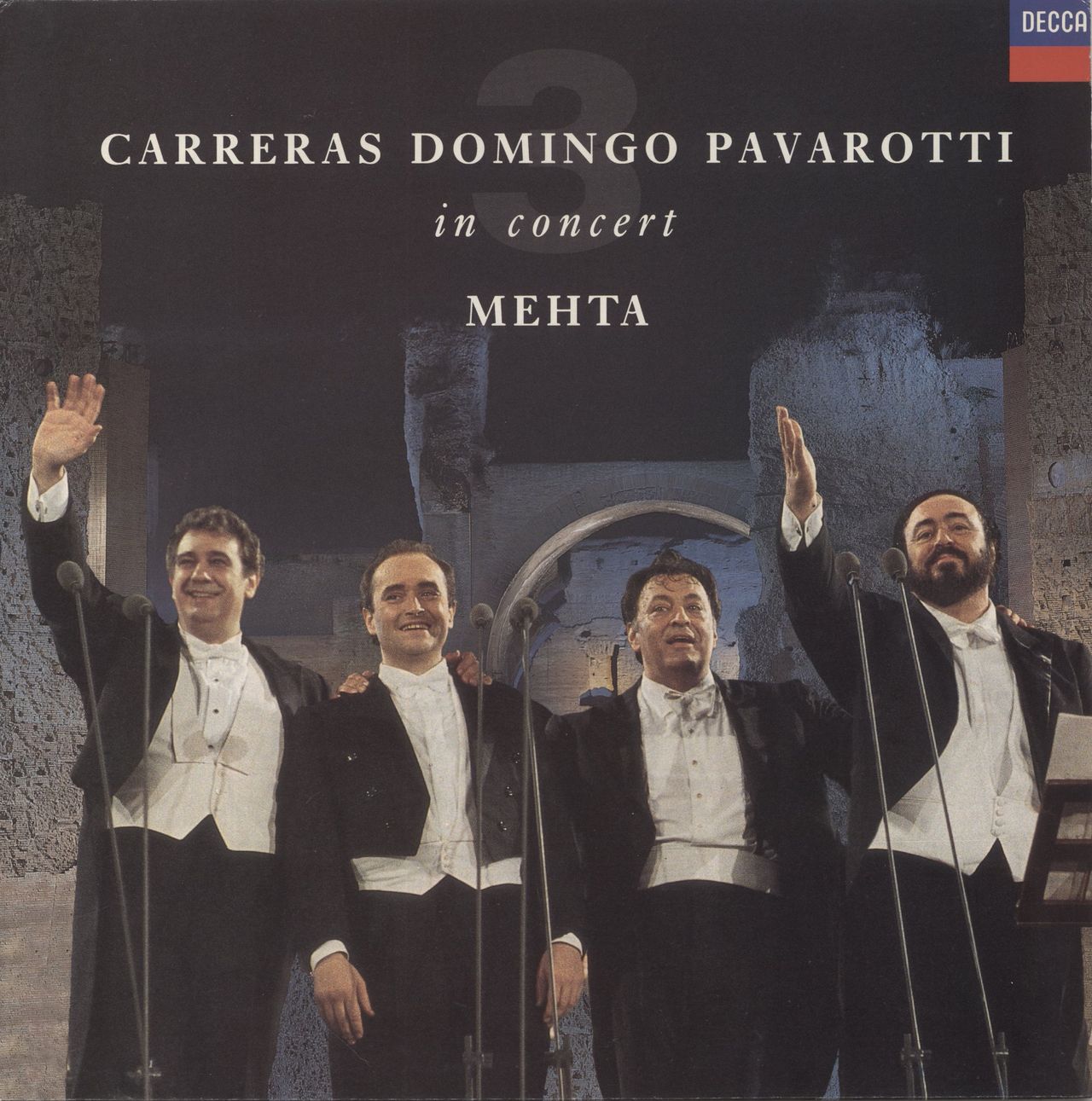 The Three Tenors In Concert - EX UK Vinyl LP