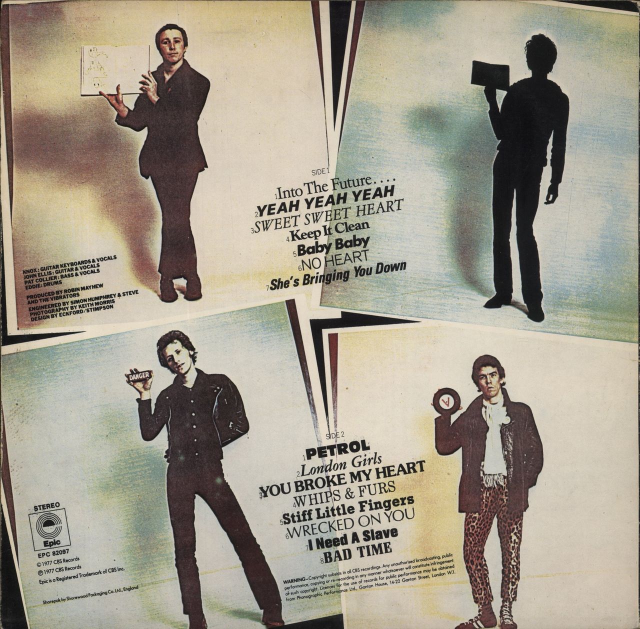 The Vibrators Pure Mania - VG UK Vinyl LP