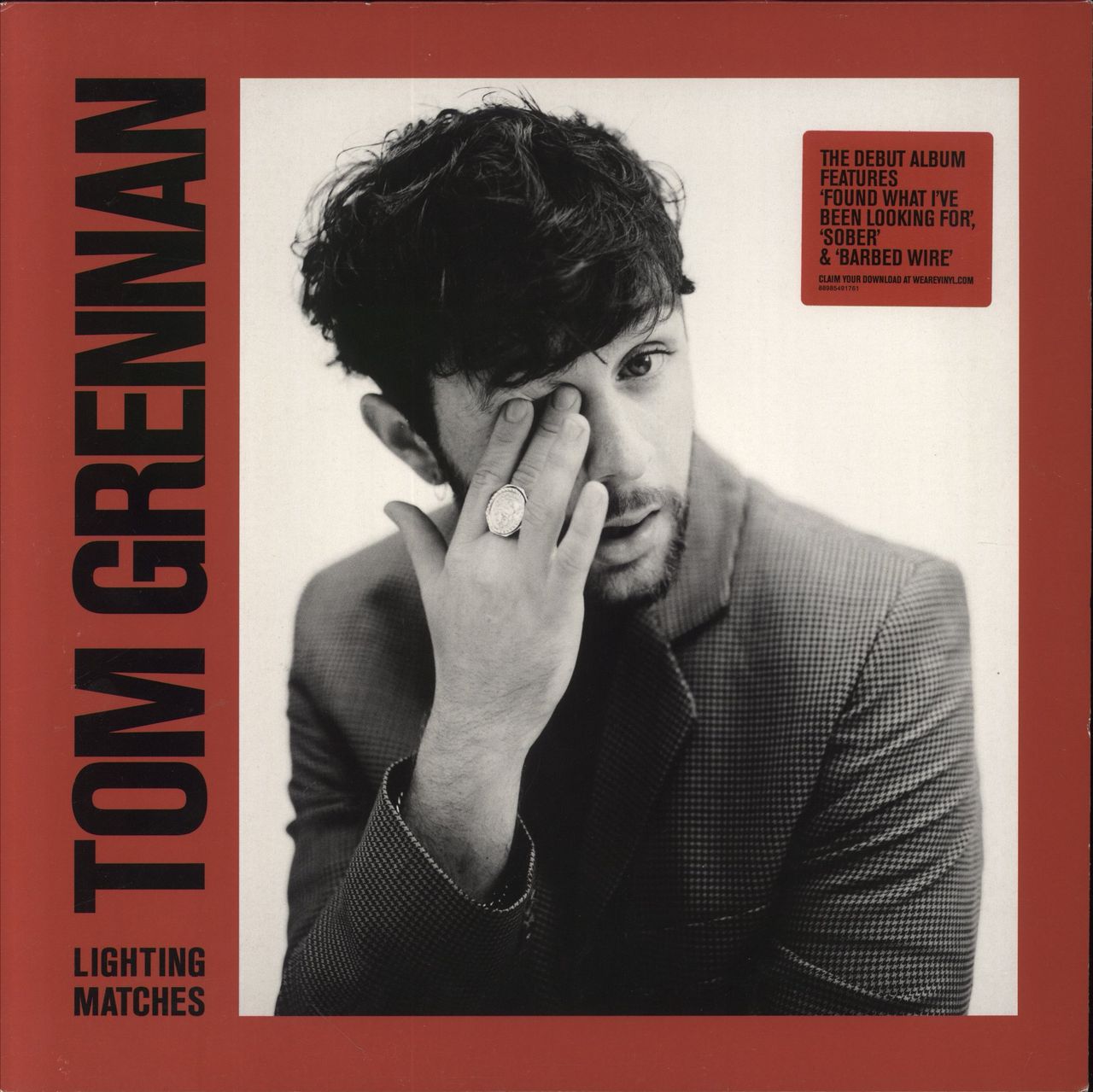 Tom Grennan Lighting Matches - Red Vinyl UK Vinyl LP