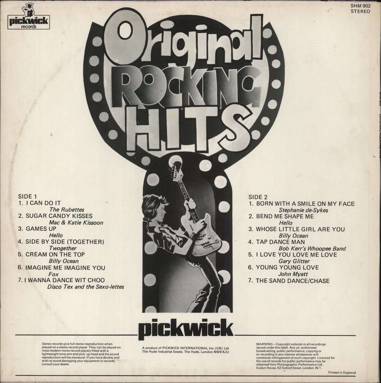 Various-60s & 70s Original Rocking Hits UK Vinyl LP