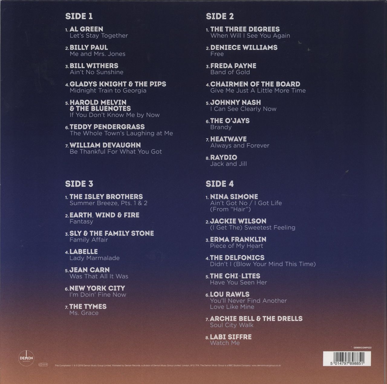 Various Artists Soul Classics UK 2-LP vinyl set