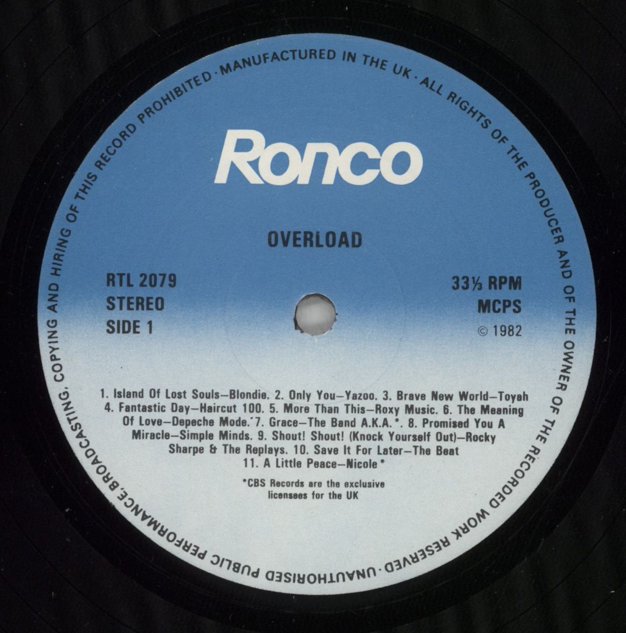 Various-Pop Overload UK Vinyl LP