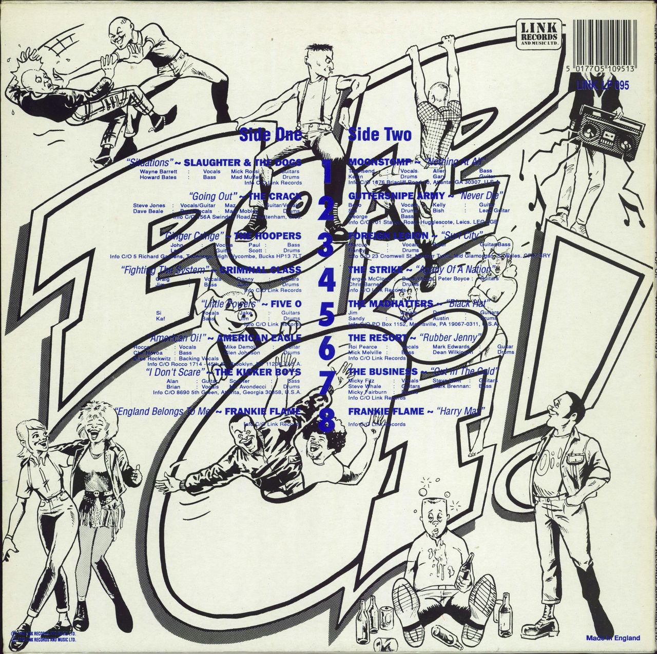 Various-Punk & New Wave Pop Oi! UK Vinyl LP