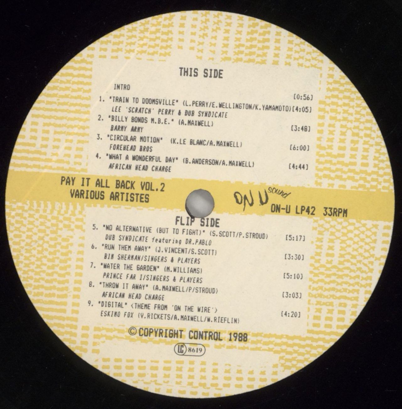 Various-Reggae & Ska Pay It All Back Volume 2 UK Vinyl LP