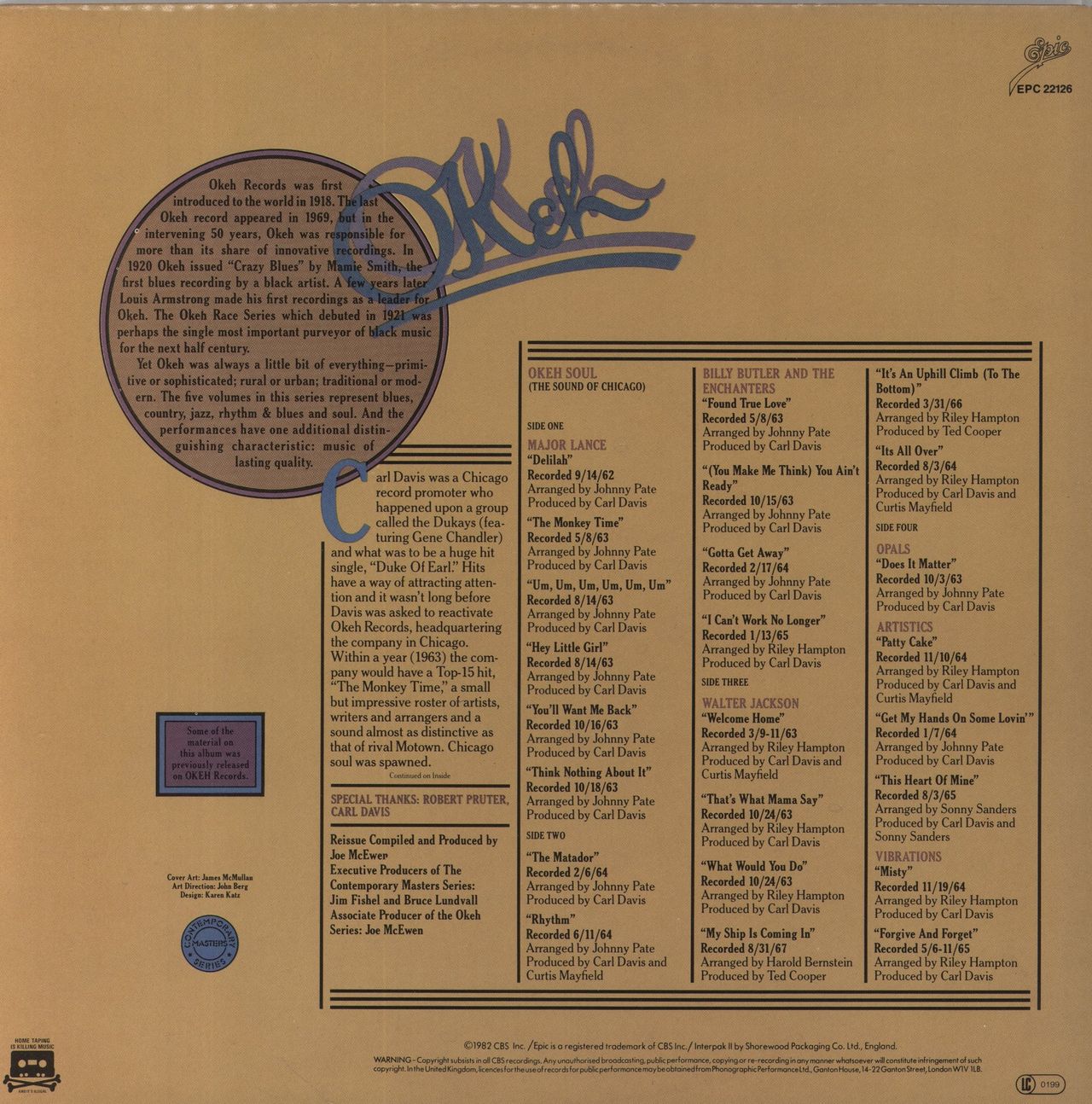 Various-Soul & Funk Okeh Soul UK 2-LP vinyl set