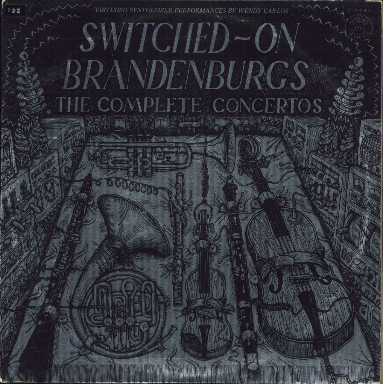 Wendy Carlos Switched-On Brandenburgs: The Complete Concertos US 2-LP vinyl set